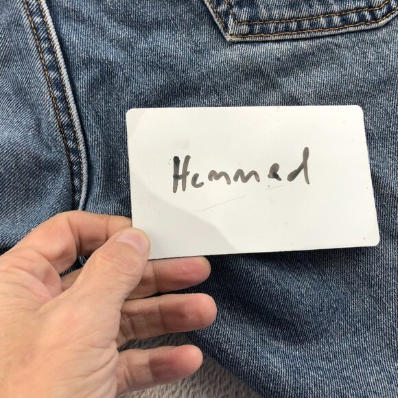 Levis Mens 505 Mens Jeans Size 38x32 Hemmed to 38x26 Straight - Picture 13 of 16